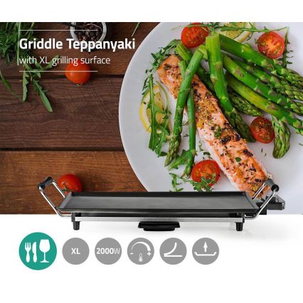 Pöytägrilli Teppanyaki 2000W/230V