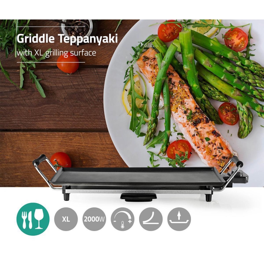 Pöytägrilli Teppanyaki 2000W/230V