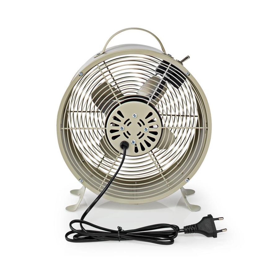 Pöytätuuletin RETRO 20W/230V harmaa ø25 cm