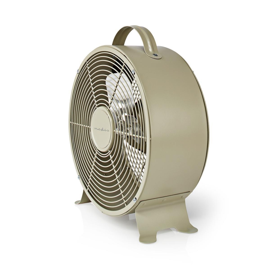 Pöytätuuletin RETRO 20W/230V harmaa ø25 cm