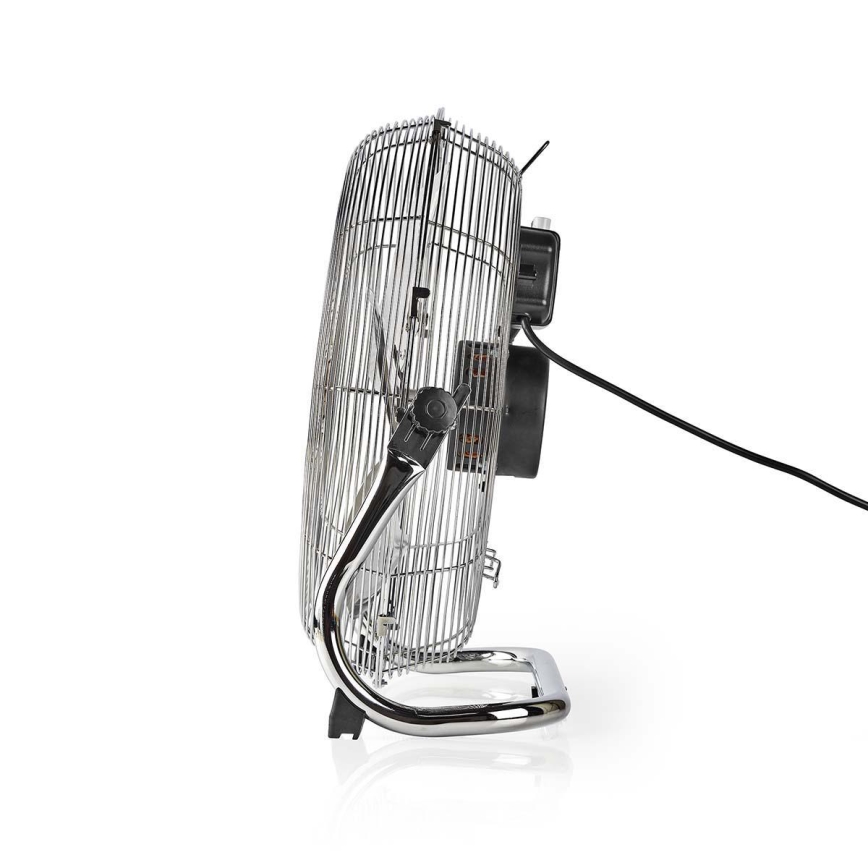 Seisova tuuletin 80W/230V kiiltävä kromi