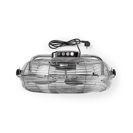 Seisova tuuletin 80W/230V kiiltävä kromi