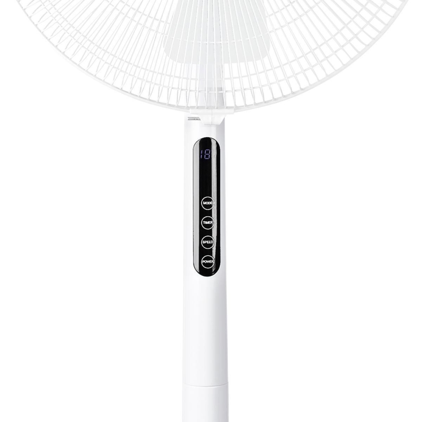 Lattiatuuletin LED-näytöllä 45W/230V valkoinen