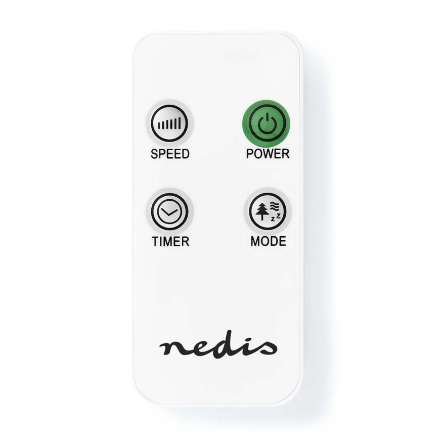 Lattiatuuletin LED-näytöllä 45W/230V valkoinen