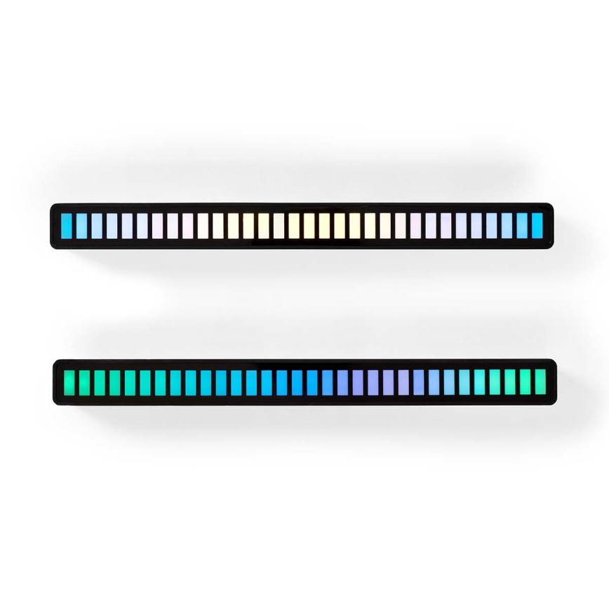 SETTI 2x LED RGB Ladattava pöytävalaisin LED/250 mAh