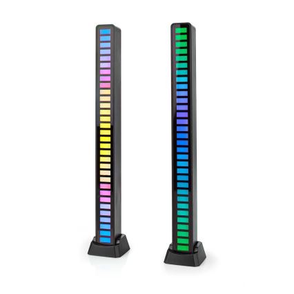 SETTI 2x LED RGB Ladattava pöytävalaisin LED/250 mAh