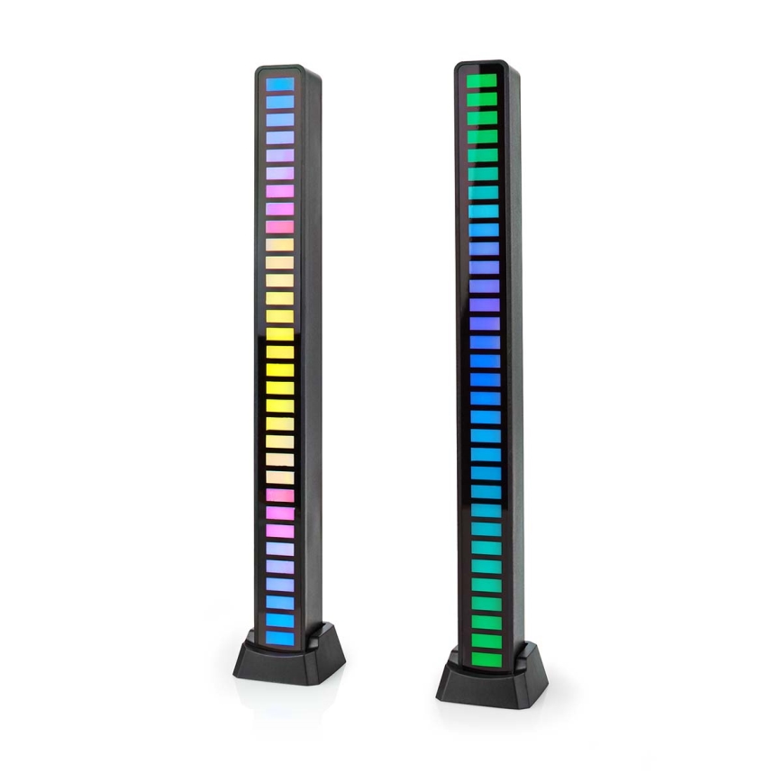 SETTI 2x LED RGB Ladattava pöytävalaisin LED/250 mAh