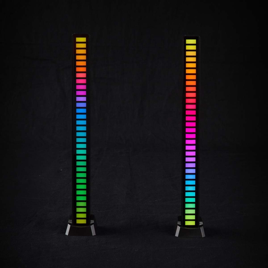 SETTI 2x LED RGB Ladattava pöytävalaisin LED/250 mAh
