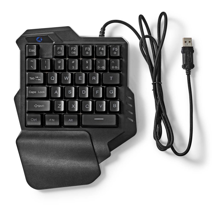 LED RGB Yhden käden pelinäppäimistö 5V