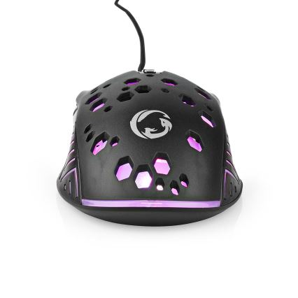 LED Pelihiiri 800/1200/2400/3200/4800/7200 DPI 7 painiketta musta