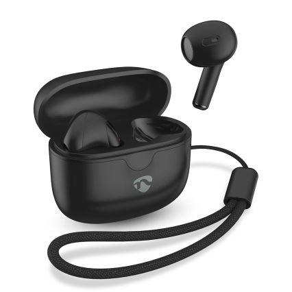 Langaton earphones 250 mAh + 2x 30 mAh musta