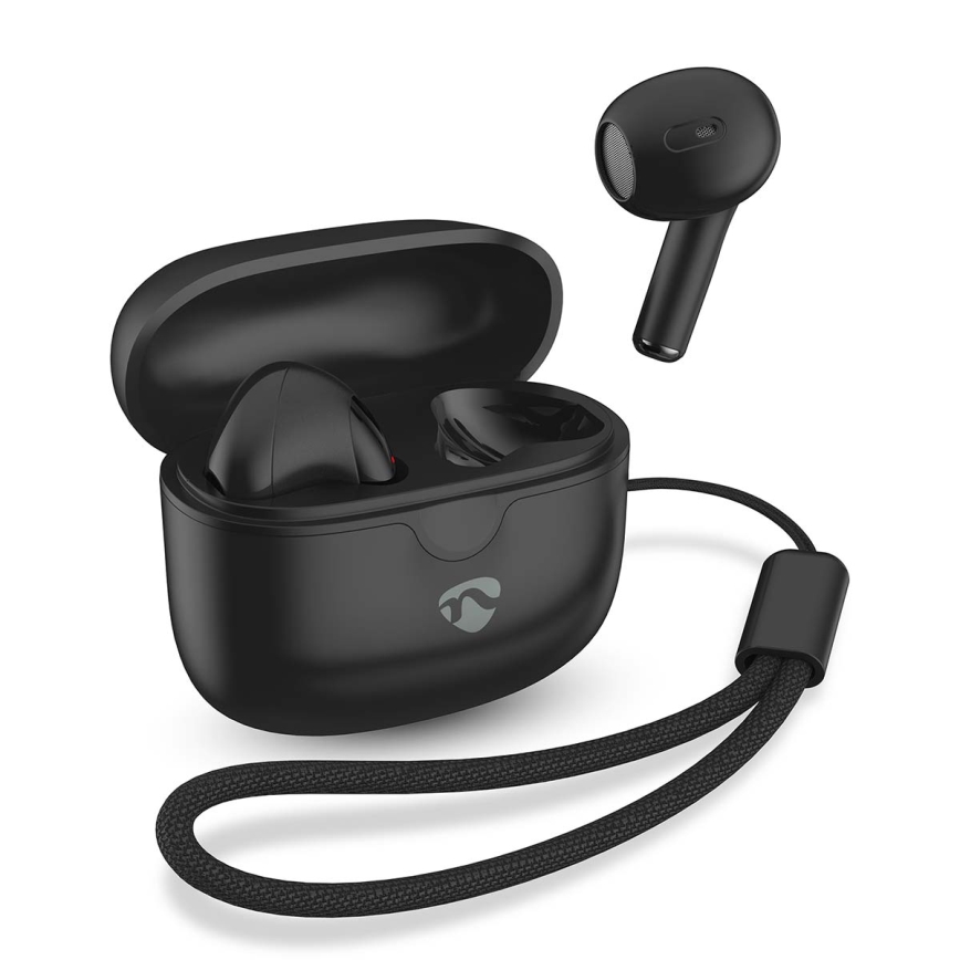 Langaton earphones 250 mAh + 2x 30 mAh musta