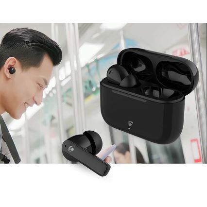 Wireless earphones kanssa ENC IPX4 musta