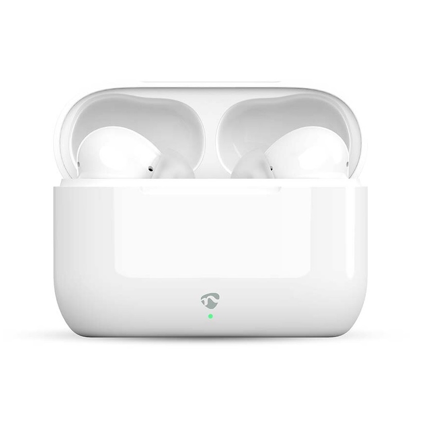 Wireless earphones kanssa ENC IPX4 valkoinen