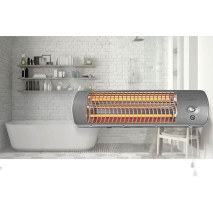 Kylpyhuoneen lämmitin 600/1200W/230V IPX4