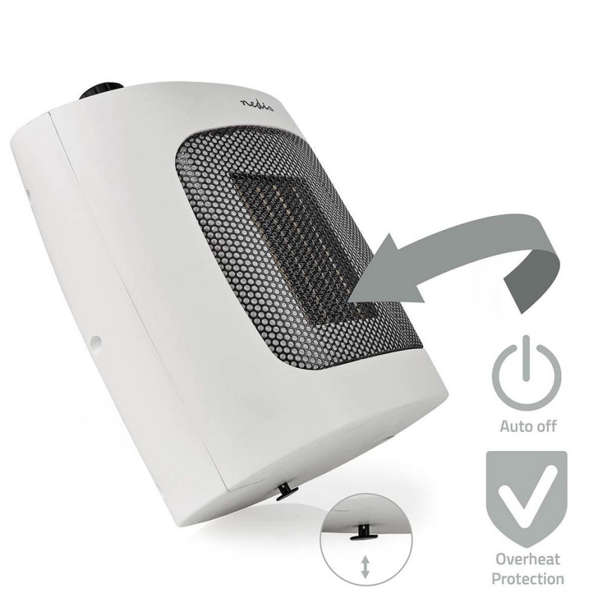 Tuuletin keraamisella lämmityselementillä 1000/2000W/230V