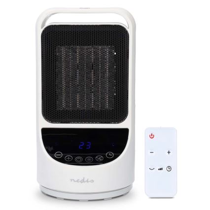 Tuuletin kanssa keraaminen lämmitin Smartlife 1000/1500W/230V Wi-Fi Tuya + kauko-ohjaus