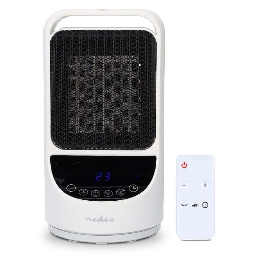 Tuuletin kanssa keraaminen lämmitin Smartlife 1000/1500W/230V Wi-Fi Tuya + kauko-ohjaus