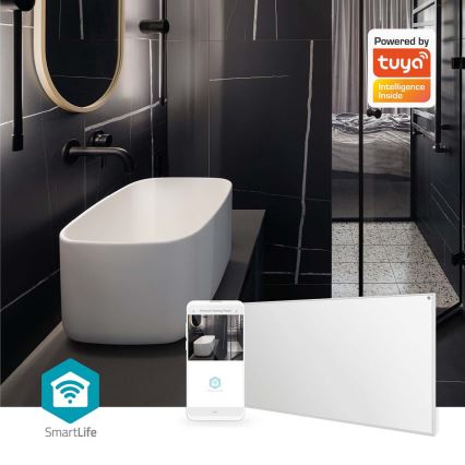 Infrapunalämmityspaneeli 700W/230V 120x62 cm IP44 Wi-Fi Tuya + kaukosäädin