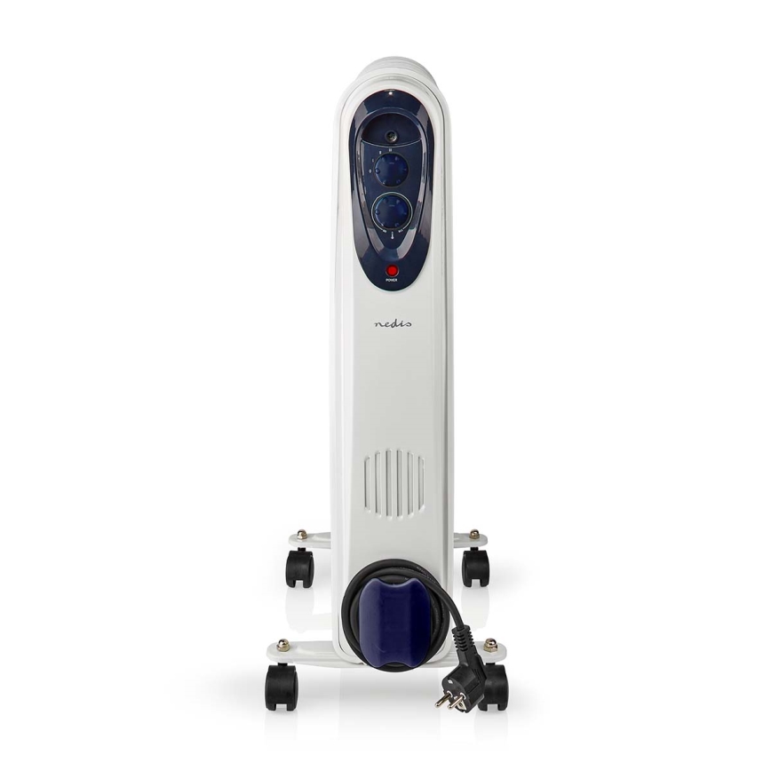 Kannettava öljylämmitin, jossa 11 tasoa 1000/1500/2500W/230V