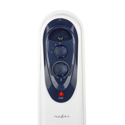 Kannettava öljylämmitin, jossa 11 tasoa 1000/1500/2500W/230V