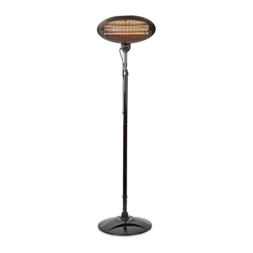 Nedis HTPA120EBK - Ulkolämmitin 1,9 m 650-1300-2000W / 230V IP34