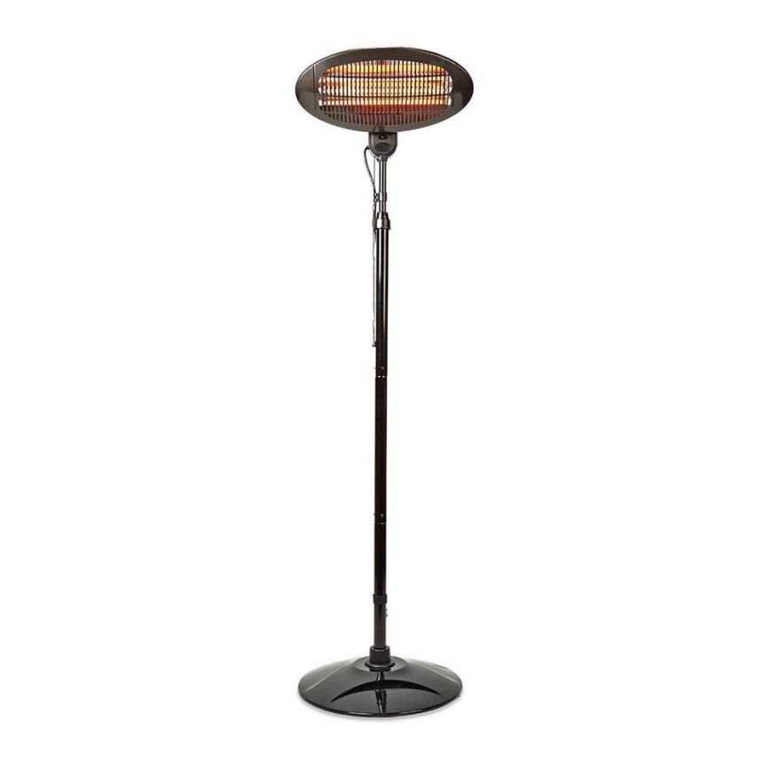 Nedis HTPA120EBK - Ulkolämmitin 1,9 m 650-1300-2000W / 230V IP34