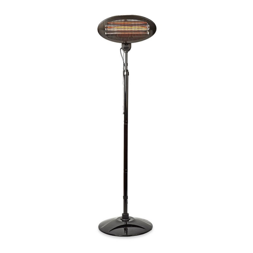 Nedis HTPA120EBK - Ulkolämmitin 1,9 m 650-1300-2000W / 230V IP34