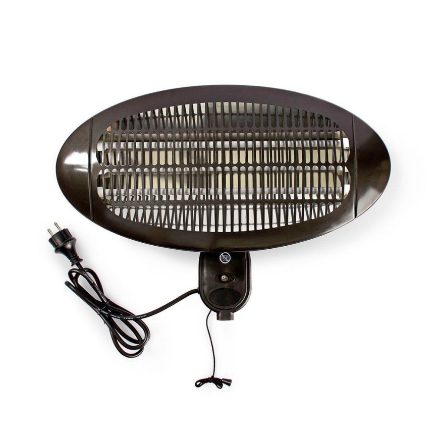 Nedis HTPA120EBK - Ulkolämmitin 1,9 m 650-1300-2000W / 230V IP34