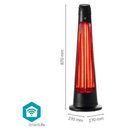 Lämmityselementti ulkokäyttöön SmartLife 600/1200W/230V Wi-Fi Tuya IP24