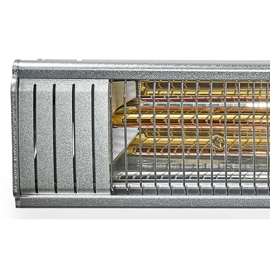 Ulkolämmitin 100W/2000W/230V IP65 + kaukosäädin