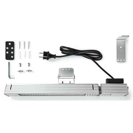 Ulkolämmitin 100W/2000W/230V IP65 + kaukosäädin