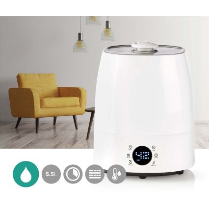 Ilmankostutin LED mukana näyttö 5,5 l 110W/230V