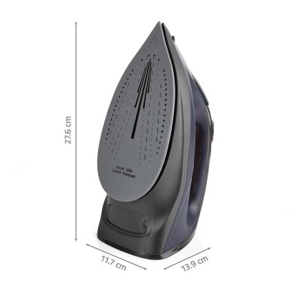 Höyrysilitysrauta 2200W/230V musta