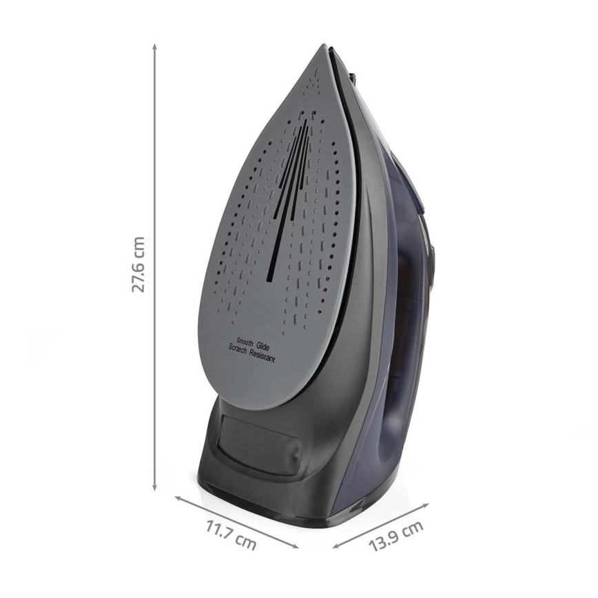 Höyrysilitysrauta 2200W/230V musta