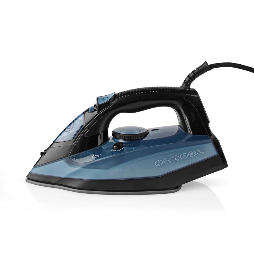 Höyrysilitysrauta 2600W/230V musta/sininen