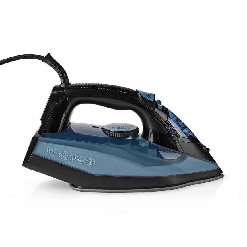 Höyrysilitysrauta 2600W/230V musta/sininen