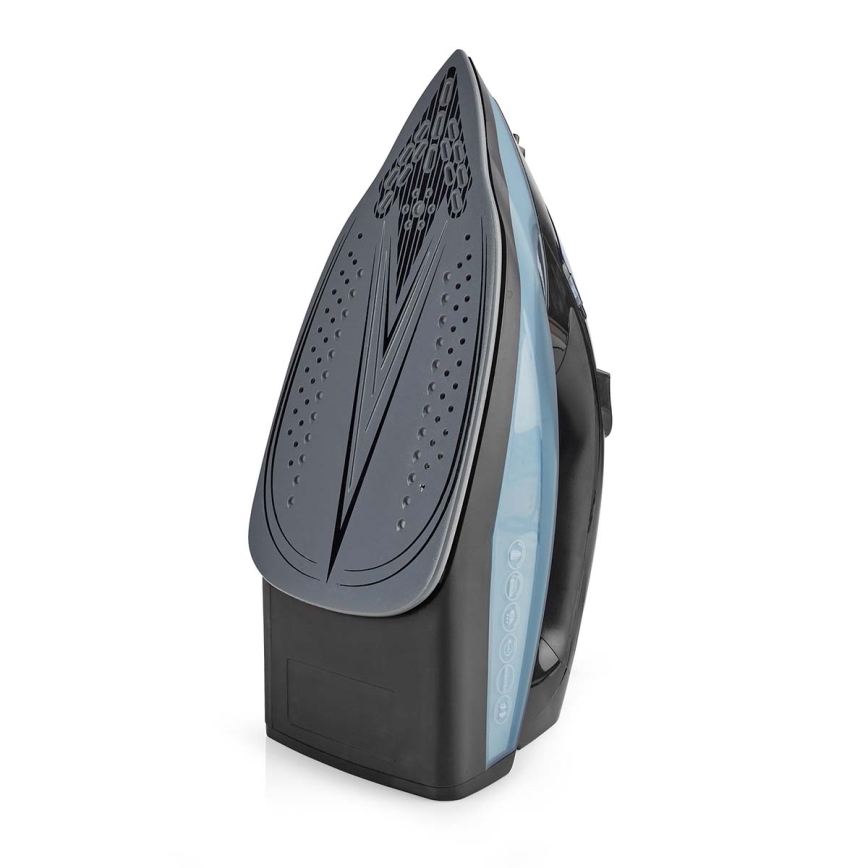 Höyrysilitysrauta 2600W/230V musta/sininen