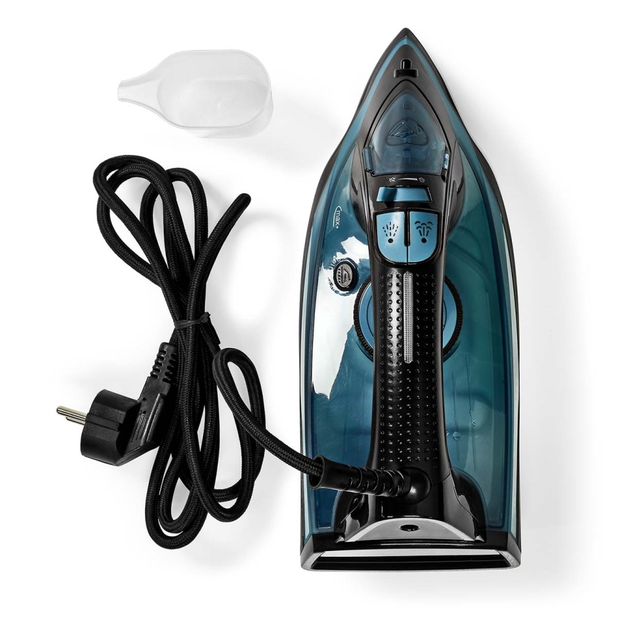 Höyrysilitysrauta 2600W/230V musta/sininen