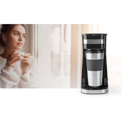 Kahvinkeitin mukilla 0,4 l kanssa travel muki
