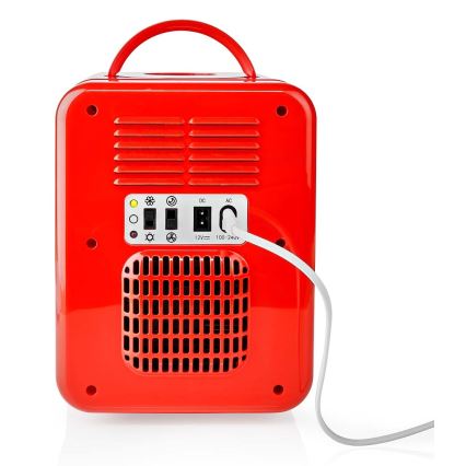 Kannettava minijääkaappi 50W/230V punainen