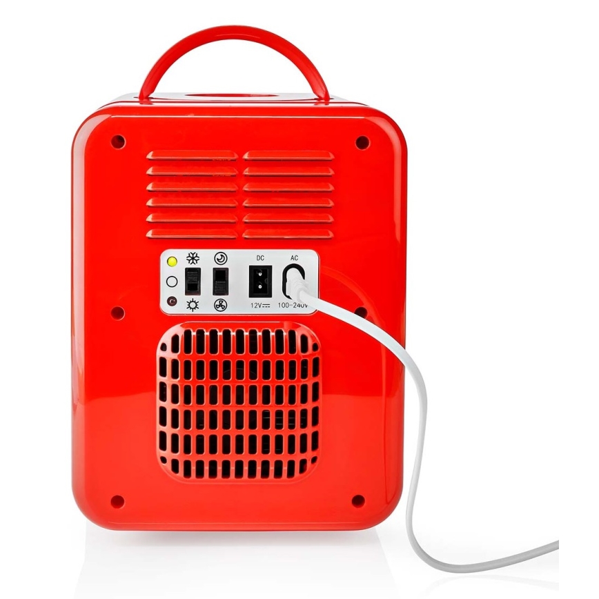 Kannettava minijääkaappi 50W/230V punainen