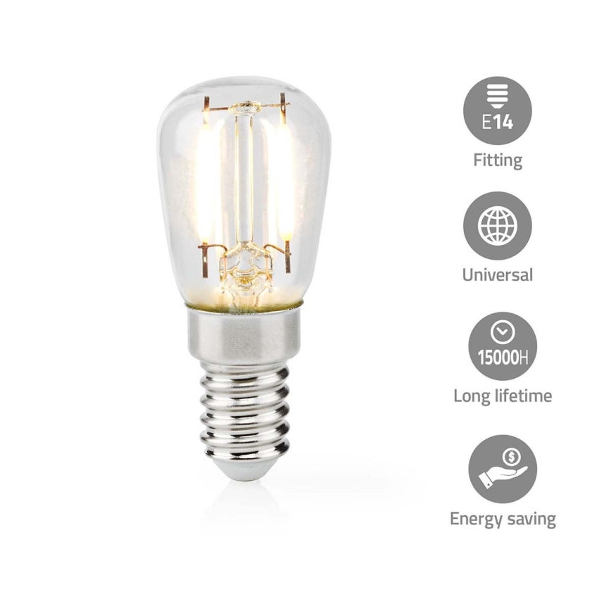 jääkaapin LED-polttimo T26 E14/2W/230V 2700K