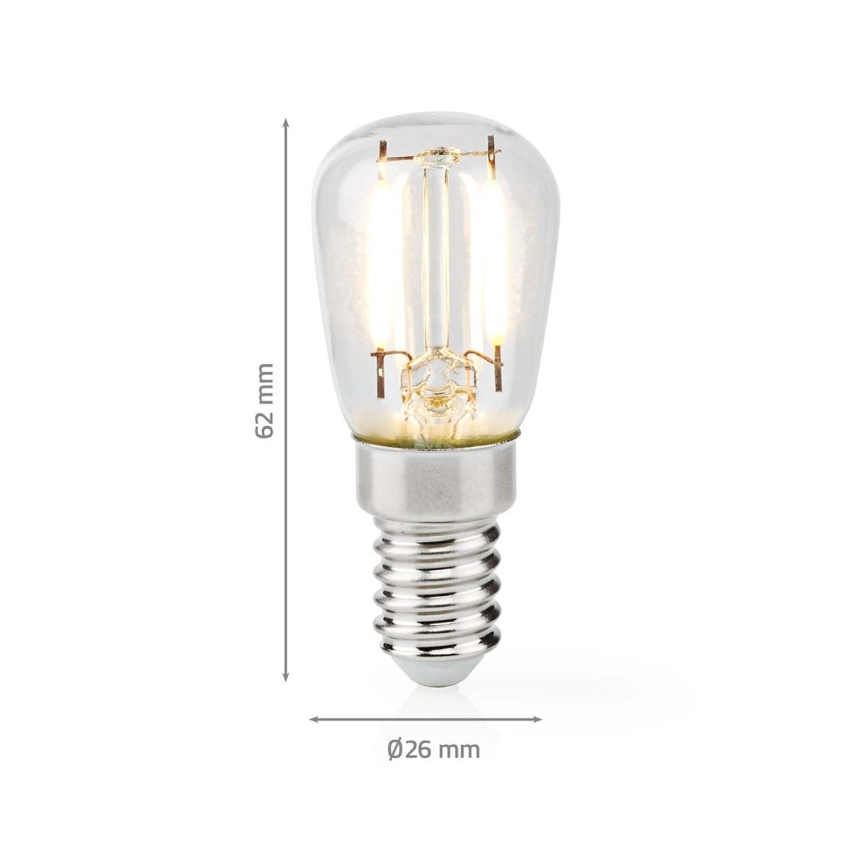 jääkaapin LED-polttimo T26 E14/2W/230V 2700K
