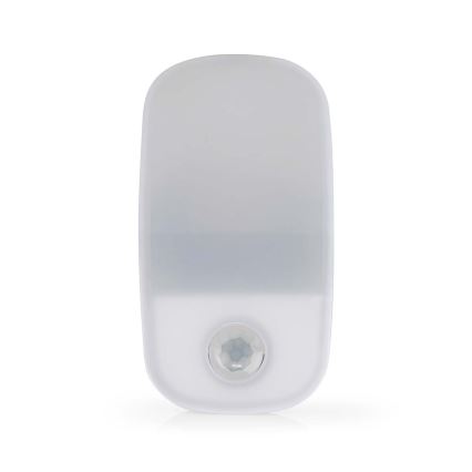 LED Suuntavalaisin liike- ja hämärätunnistimella LED/0,55W/230V valkoinen