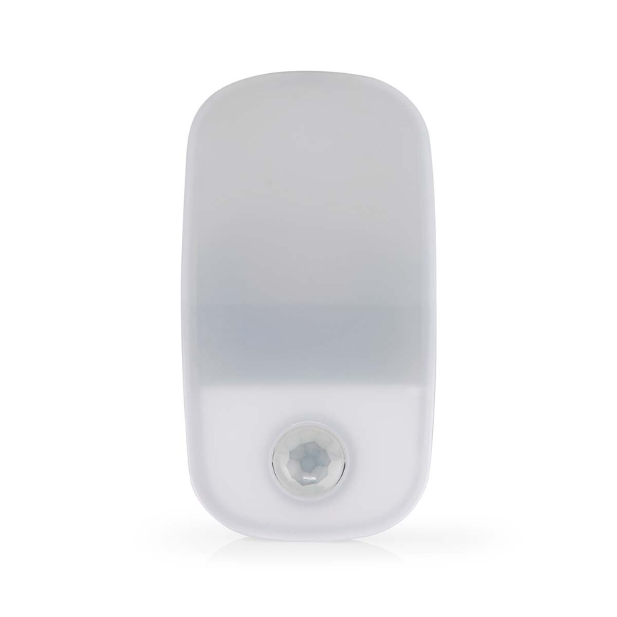 LED Suuntavalaisin liike- ja hämärätunnistimella LED/0,55W/230V valkoinen