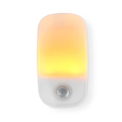 LED Suuntavalaisin liike- ja hämärätunnistimella LED/0,55W/230V valkoinen