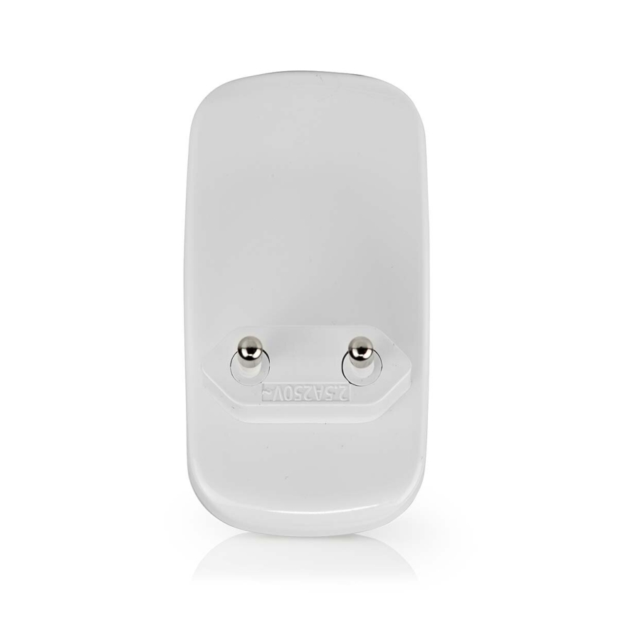 LED Suuntavalaisin liike- ja hämärätunnistimella LED/0,55W/230V valkoinen