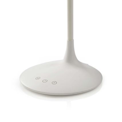 Himmennettävä LED-pöytävalaisin LED/6W/5V 2200 mAh valkoinen