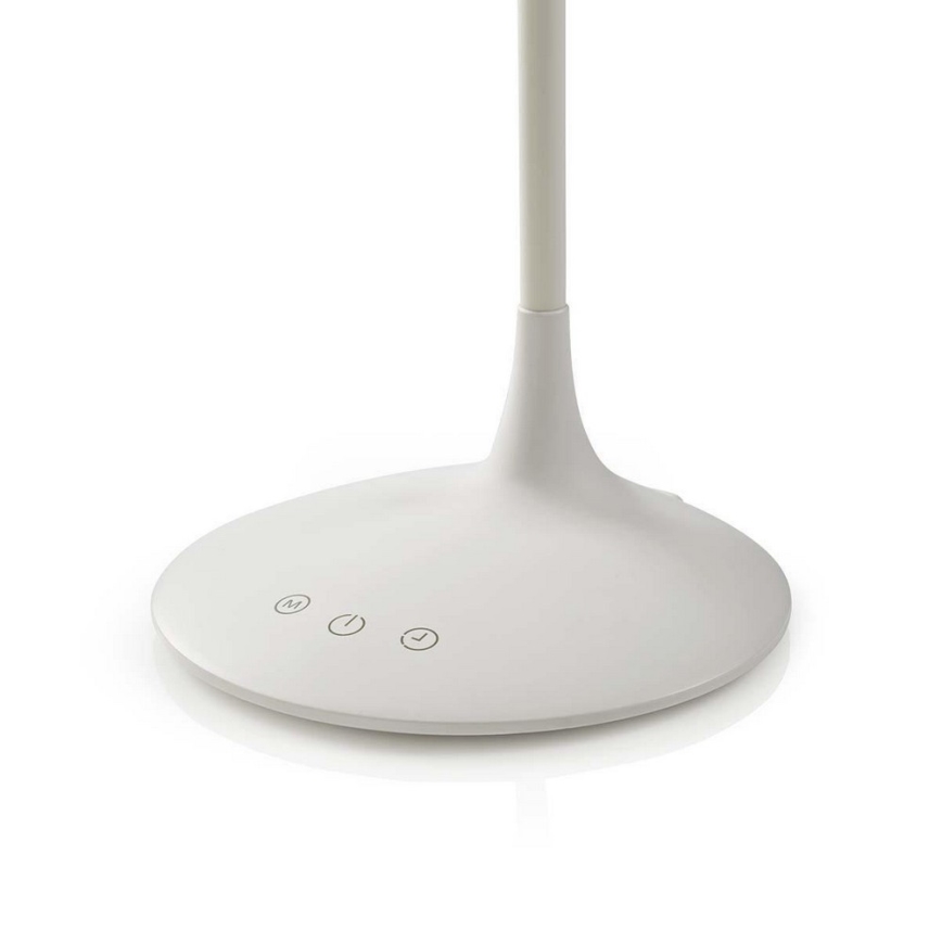 Himmennettävä LED-pöytävalaisin LED/6W/5V 2200 mAh valkoinen